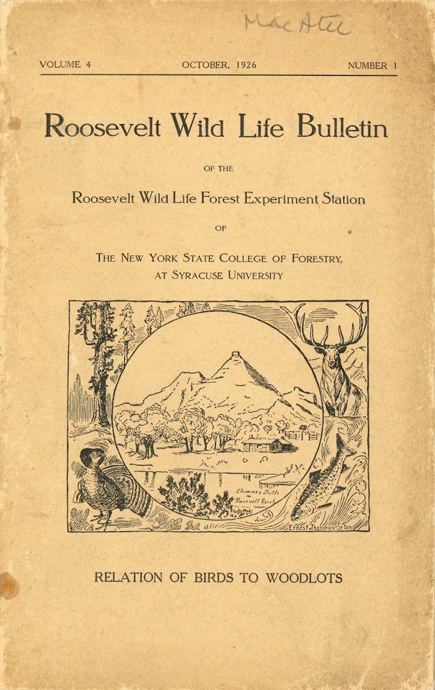 of the Roosevelt Wild Life Forest Experimental Station of the …