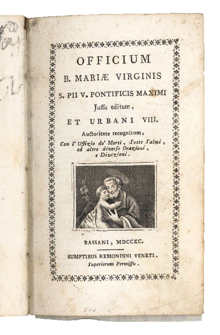 Officium B. Mariae Virginis S. Pii Pontificis Maximi Jussu editum … | Immagine principale