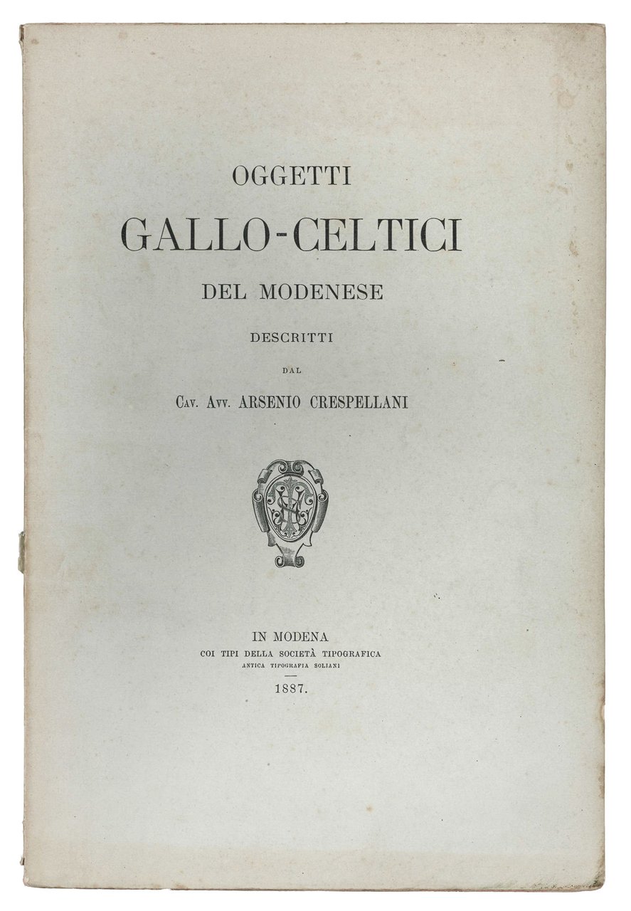 Oggetti gallo-celtici del modenese.