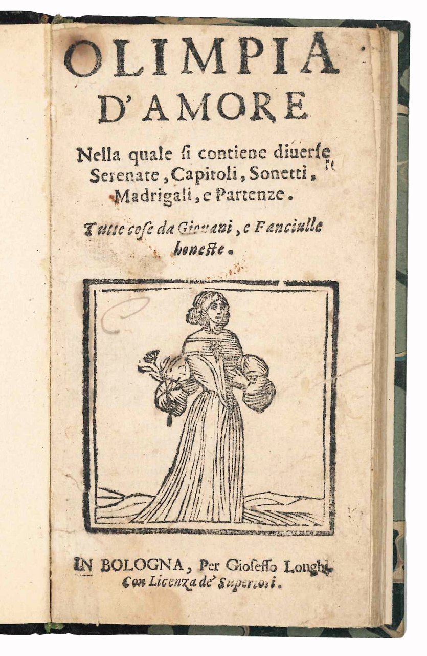 Olimpia d'amore nella quale si contiene diverse Serenate, Capitoli, Sonetti, … | Immagine principale