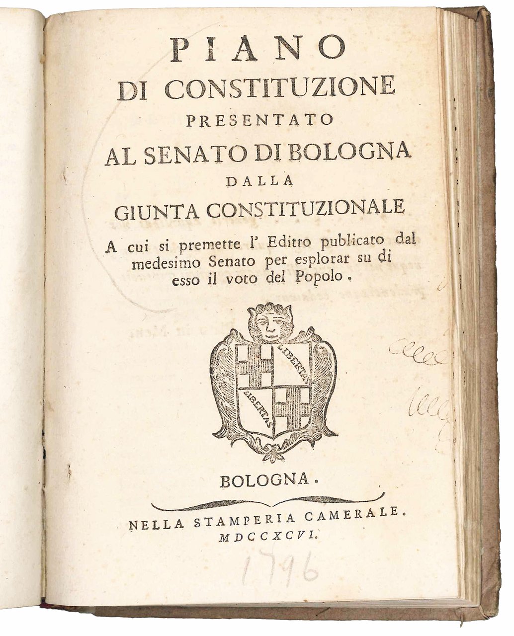 One volume (168x109 mm) bound in contemporary quarter vellum, inked …