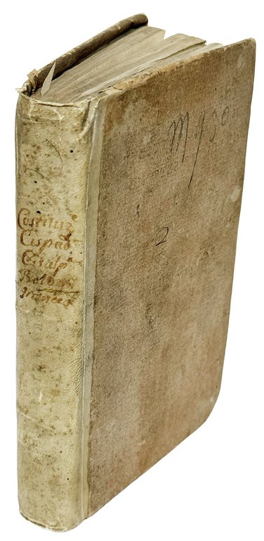 One volume (168x109 mm) bound in contemporary quarter vellum, inked …