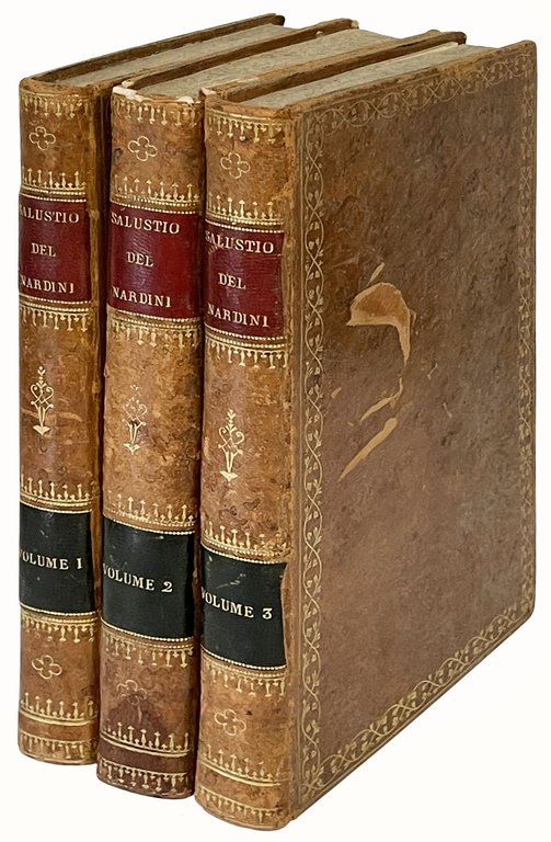 Opere di C. C. Sallustio in italiano recate dall'abate Bartolommeo Nardini membro del magistrato di revisione col testo a fronte e con note. Volume I (-III).
