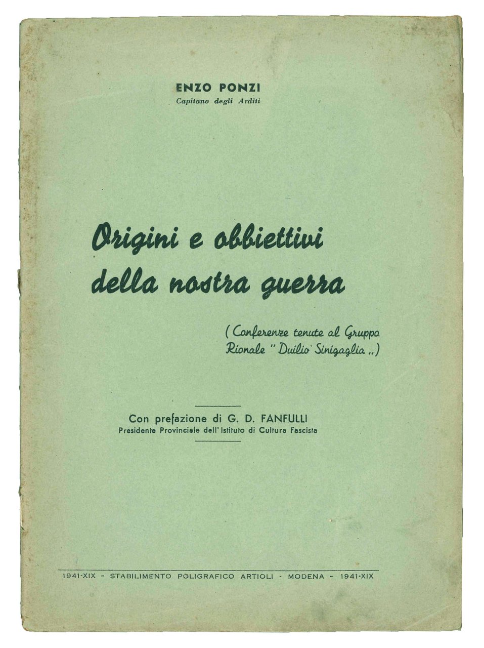 Origini e obbiettivi della nostra guerra (conferenze tenute al Gruppo … | Immagine principale