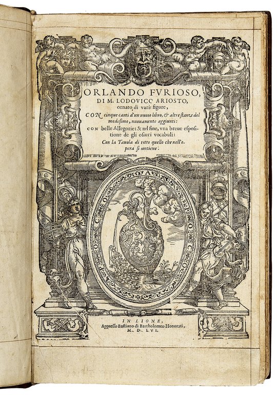 Orlando furioso [...], ornato di varie figure, con cinque canti …