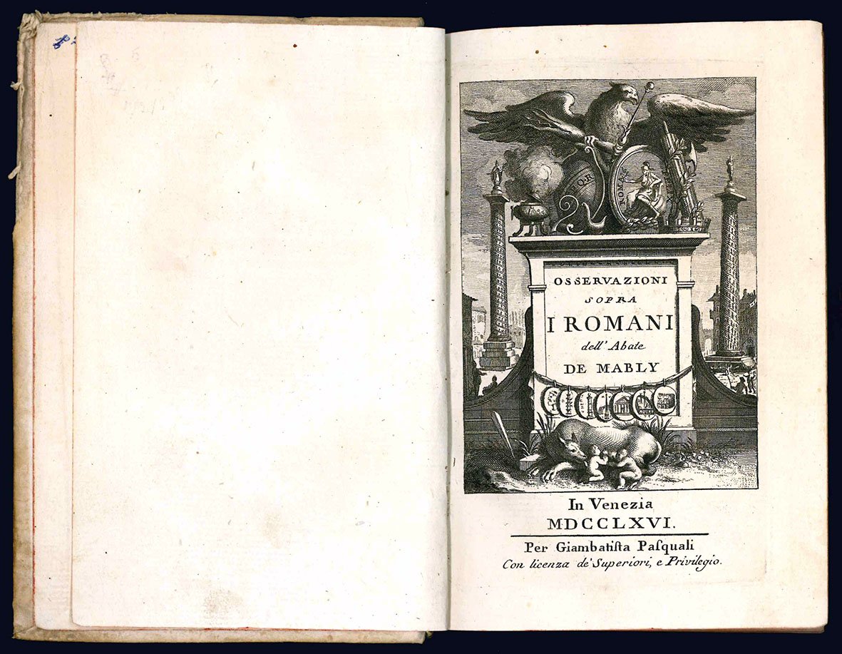Osservazioni sopra i Romani (tomo I e II). (legati con:) …
