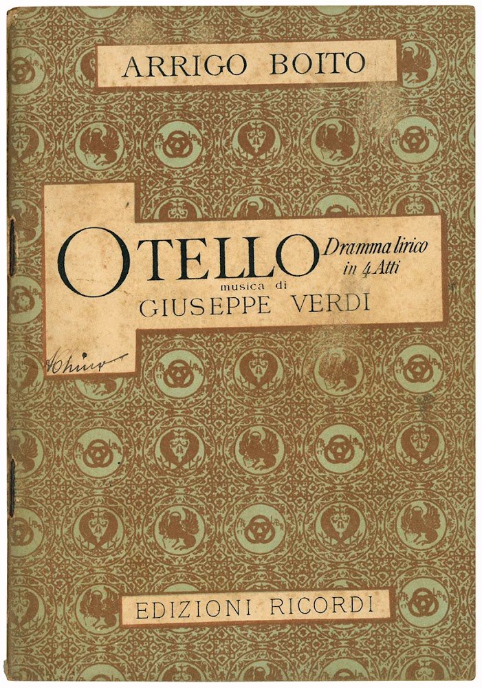 Otello dramma lirico in quattro atti ... musica di Giuseppe …