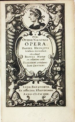 Ovidii Nasonis Opera Daniel Heinsis textum recensuit. | Immagine Gallery 3