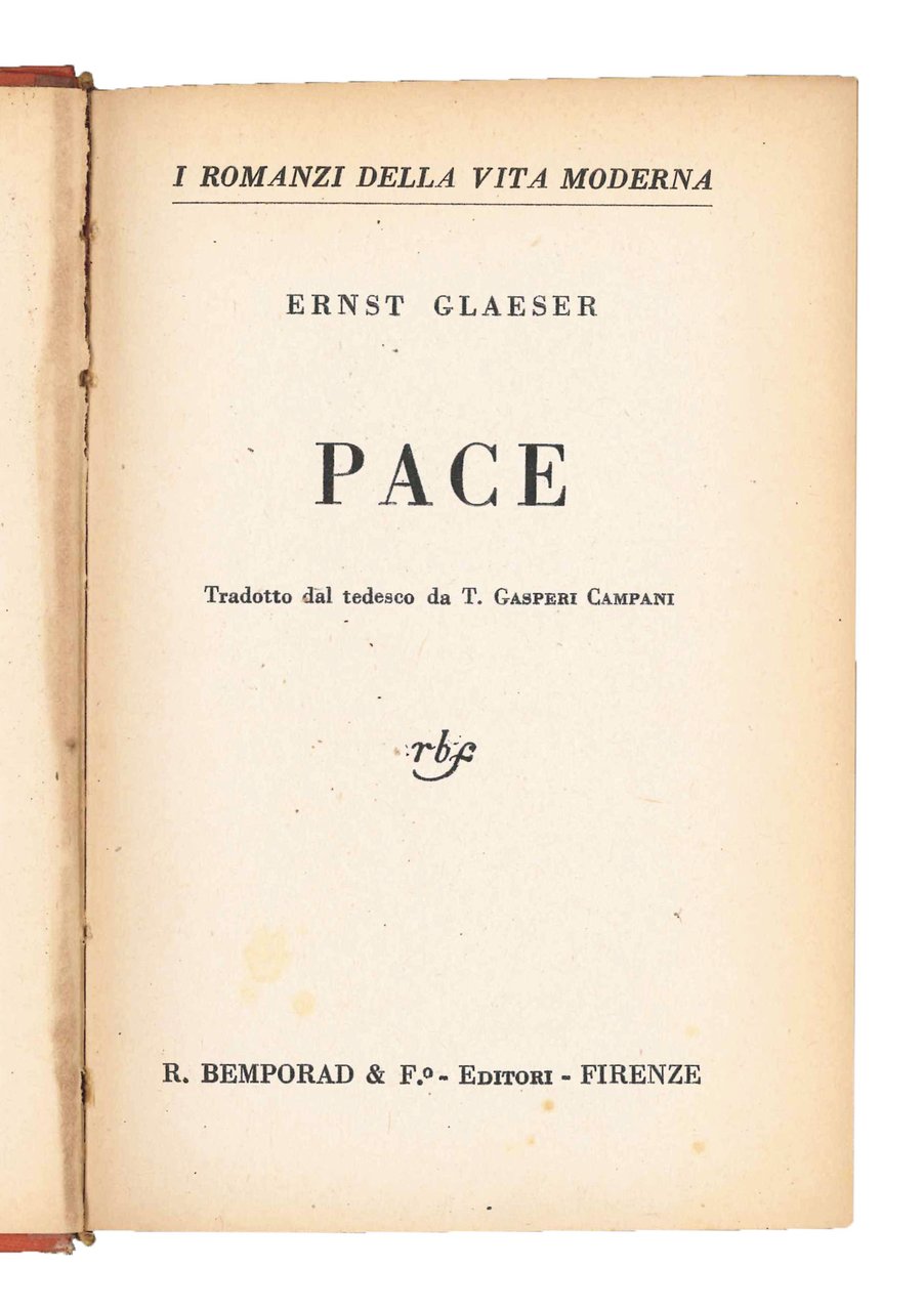 Pace. | Immagine principale