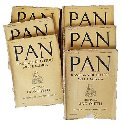 Pan. Rassegna di lettere, arte e musica. Lotto di 6 … | Immagine Gallery 2