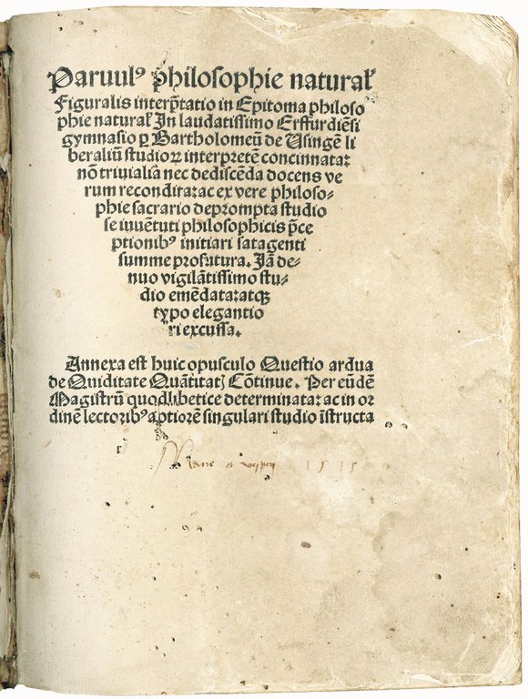 Parvulus philosophiae naturalis Figuralis interpretatio in Epitoma philosophiae naturalis in …