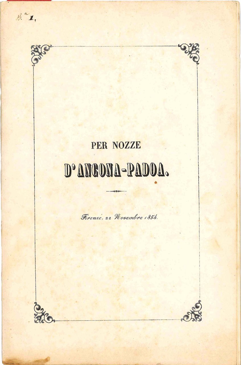 Per nozze d'Ancona - Padoa | Immagine principale
