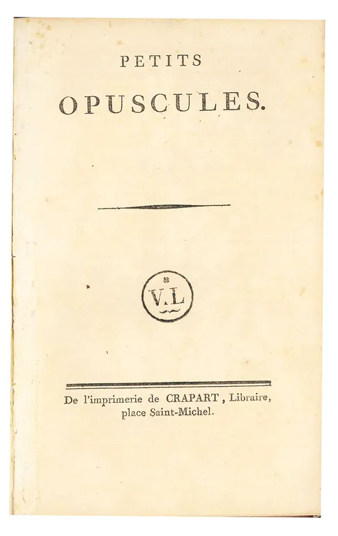 Petit opuscules | Immagine Gallery 1