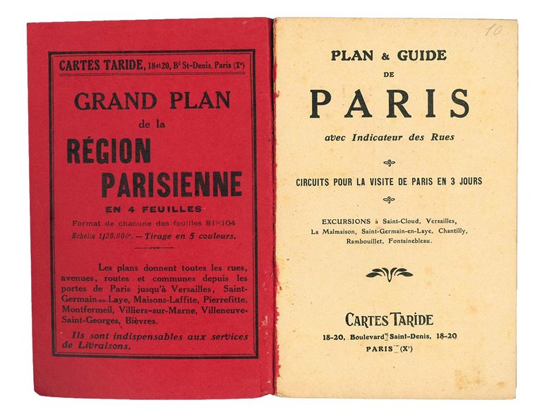 Plan &amp; guide de Paris avec Indicateur des Rues. Circuits …