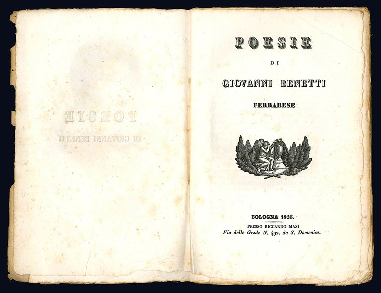 Poesie di Giovanni Benetti ferrarese.