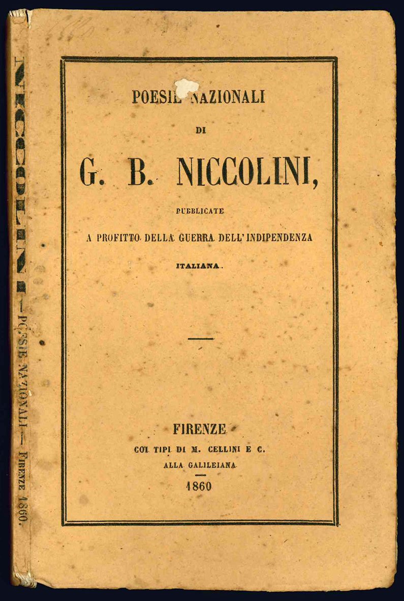 Poesie nazionali di G. B. Niccolini, pubblicate a profitto della …