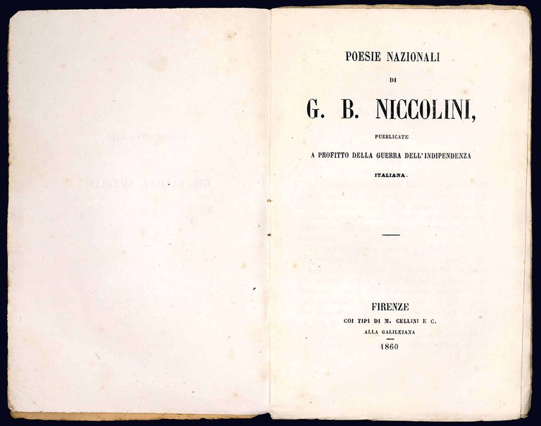 Poesie nazionali di G. B. Niccolini, pubblicate a profitto della …