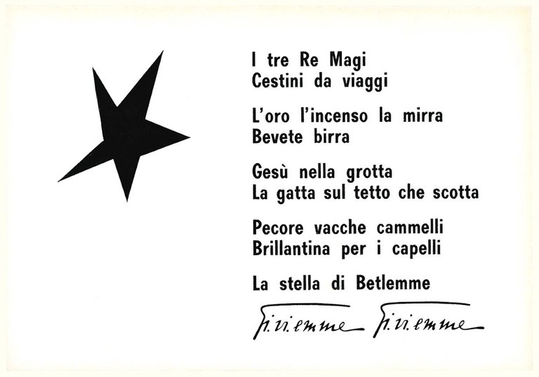 Poesie per un natale. Cartoline Sampietro.