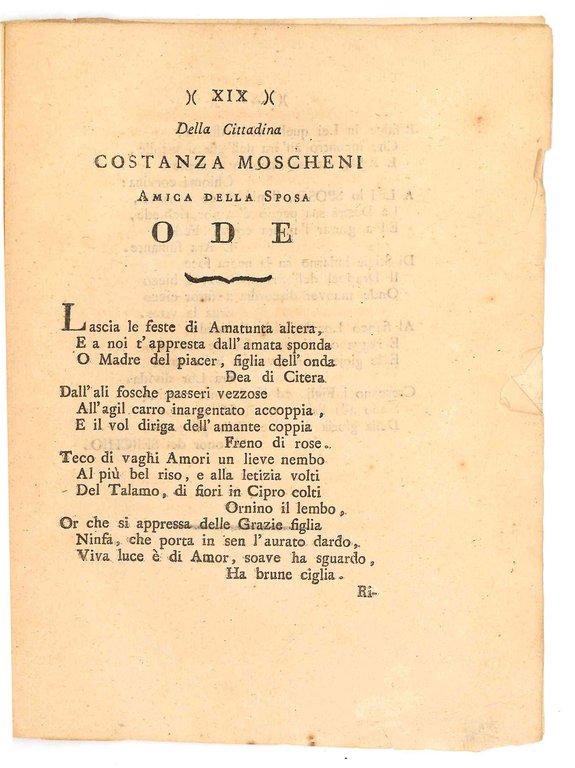 Poesie Varie in occasione delle faustissime nozze del cittadino Carlo … | Immagine Gallery 2