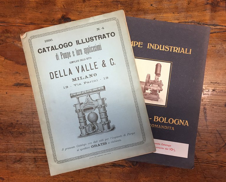 Pompe meccaniche. Cataloghi.