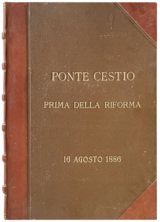Ponte Cestio prima della riforma 16 agosto 1886