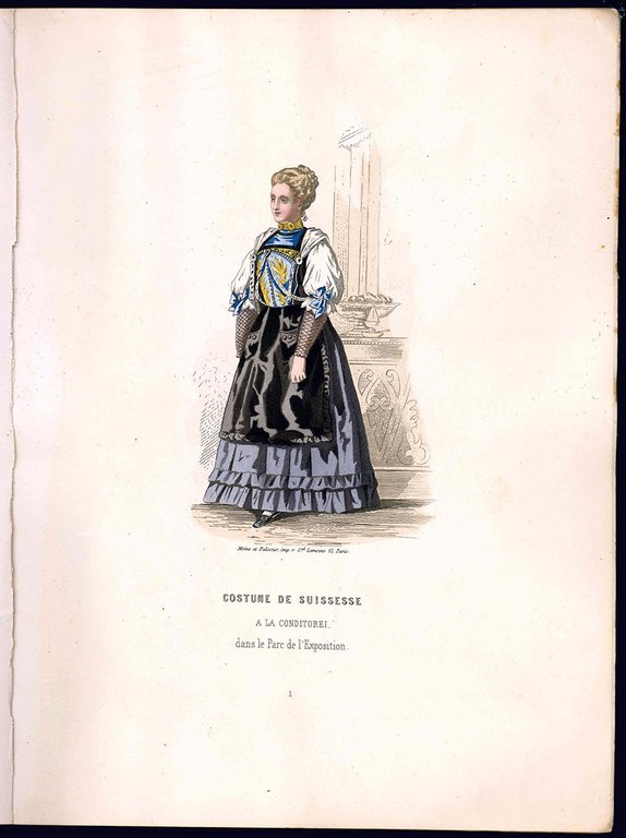 Prime du Journal Les Modes Parisiennes. Souvenir de l'Exposition Universelle …