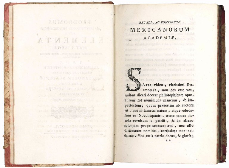 Prodromus ad institutiones philosophicas sive elementa matheseos institutionibus philosophicis, certe …