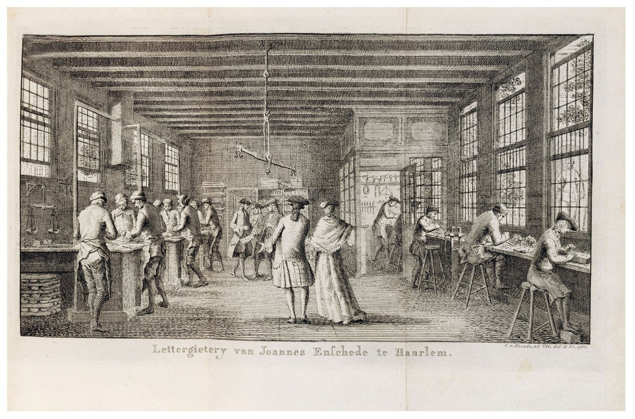 Proef van Letteren, welke gegooten worden in de Nieuwe Haerlemsche …