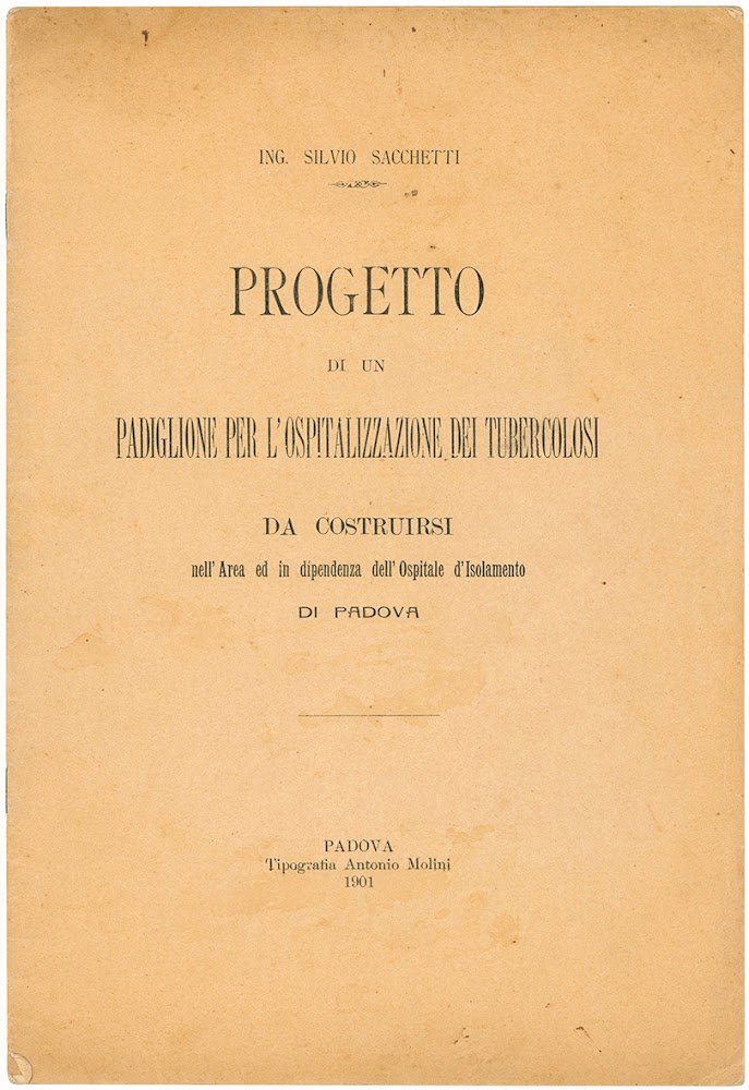 Progetto di un padiglione per l'ospitalizzazione dei tubercolosi da costruirsi …
