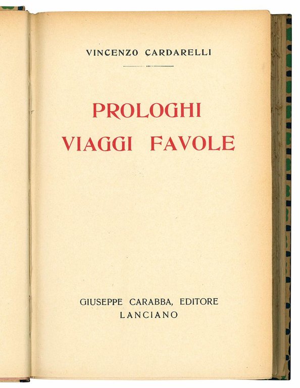 Prologhi viaggi favole.