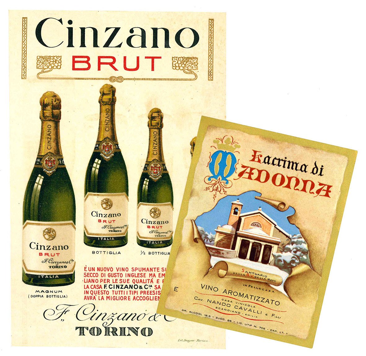 Pubblicità Cinzano Brut.