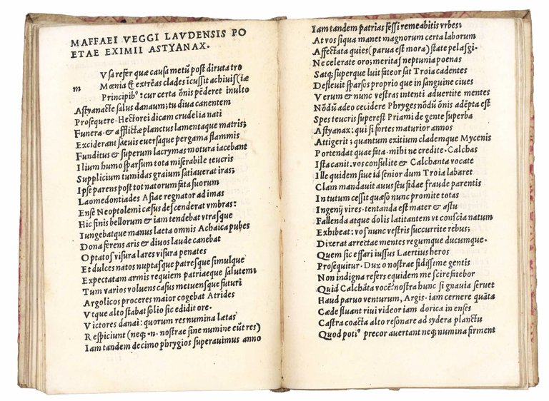 Pyndari Bellum Troianum ex Homero. Maphaei Veggii Astyanax. Epigrammata quaedam