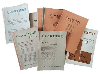 Quartiere. Quaderno trimestrale di poesia. Lotto di 18 fascicoli: dal … | Immagine principale