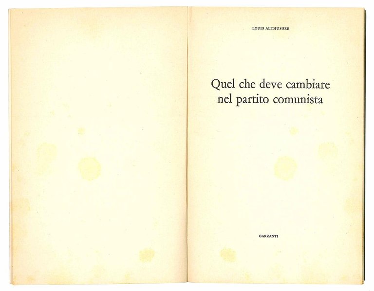 Quel che deve cambiare nel Partito Comunista.