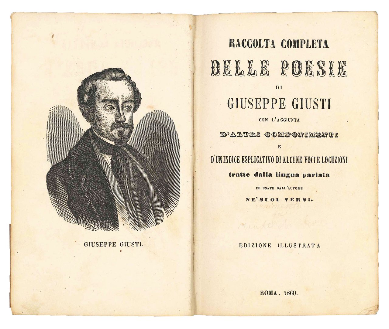 Raccolta completa delle poesie di Giuseppe Giusti. Con l'aggiunta d'altri … | Immagine principale