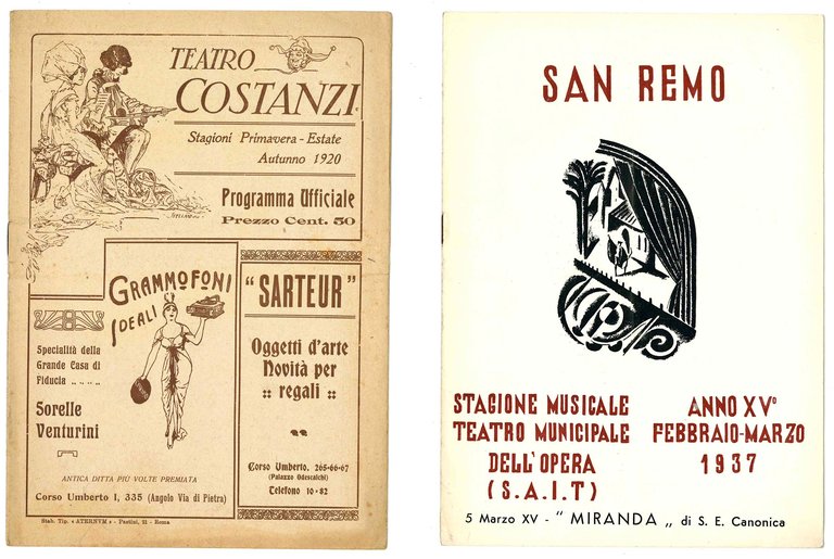 Raccolta di 20 opuscoli, compresi tra il 1911 e il …