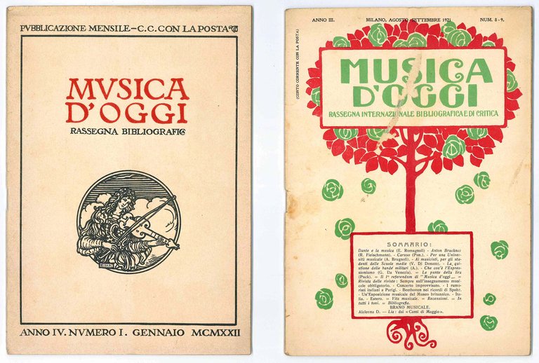 Raccolta di 20 opuscoli, compresi tra il 1911 e il …