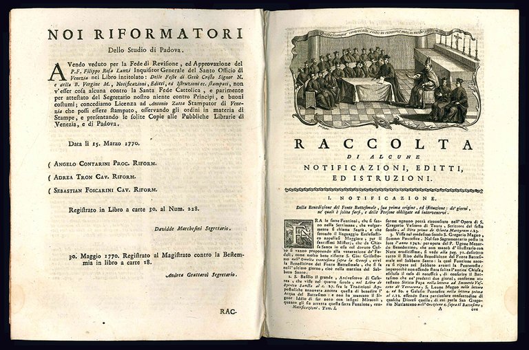 Raccolta di alcune Notificazioni, Editti, ed Istruzioni pubblicate pel buon …