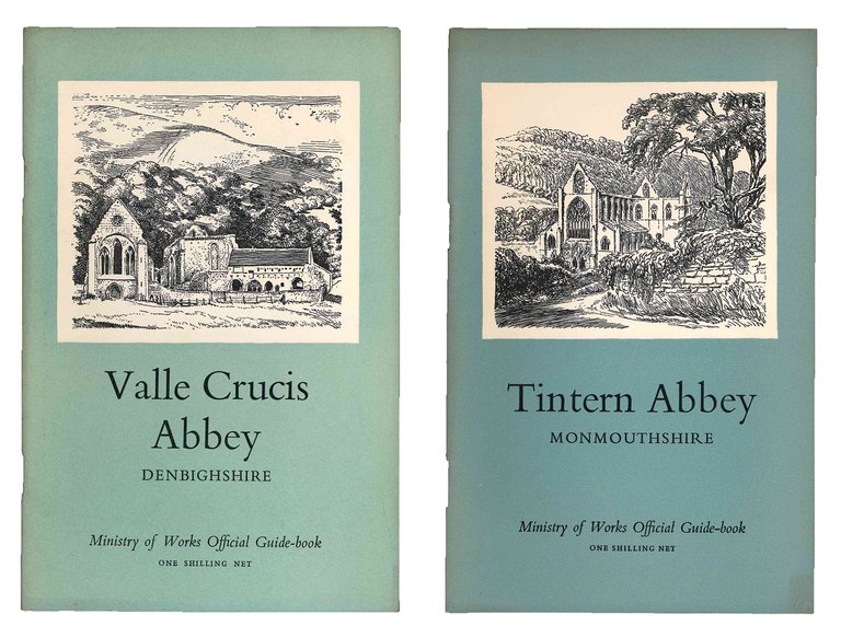 Raccolta di tre opuscoli: Dryburgh Abbey; Tintern Abbey Monmouthshire; Valle … | Immagine Gallery 2