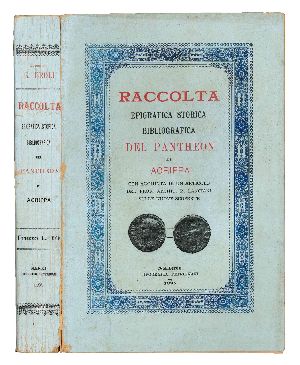 Raccolta epigrafica storica bibliografica del Pantheon di Agrippa. Raccolta generale … | Immagine principale