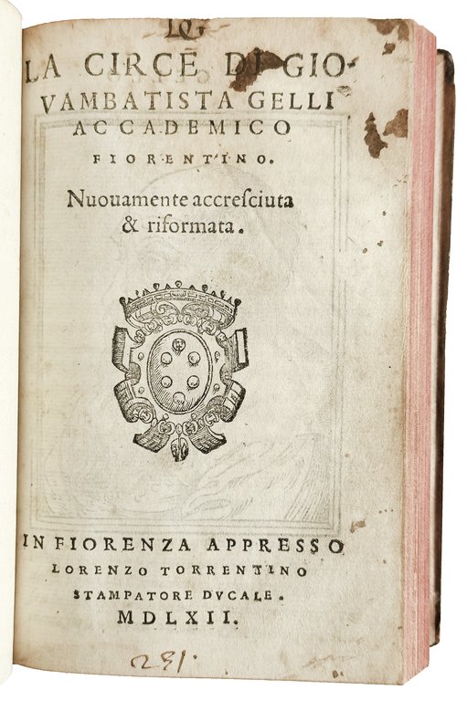 Ragionamento nel quale Pietro Aretino figura quattro suoi amici. Che …