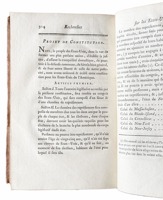 Recherches historiques et politiques sur les États-Unis de l'Amérique septentrionale, …