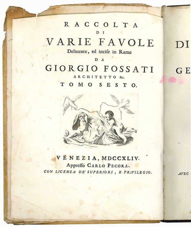 Recueil de diverses fables designées, &amp; gravées par George Fossati …