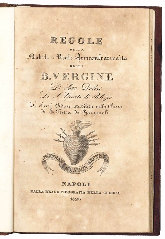 Regole della nobile e reale Arciconfraternita della B. Vergine de' … | Immagine Gallery 5