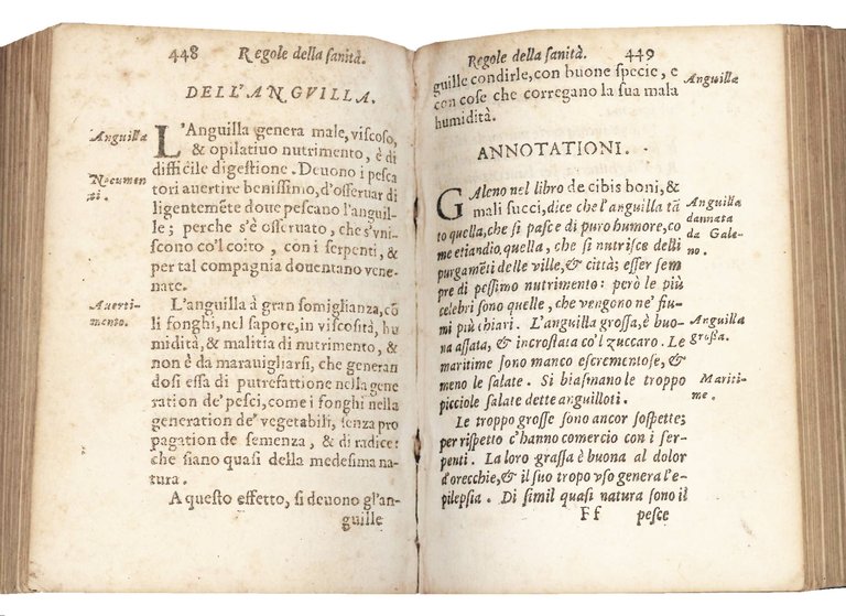 Regole della sanità et della natura de cibi. Di Ugo …