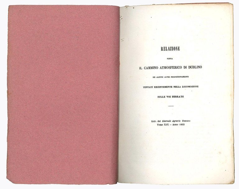 Relazione sopra il cammino atmosferico di Dublino ed alcuni altri …