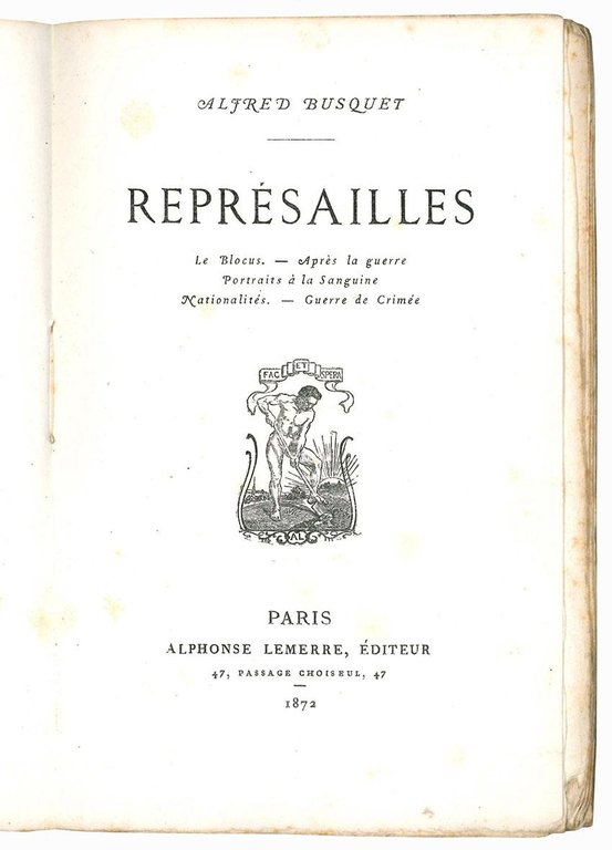 Représailles. Le Blocus - Après la guerre - Porrtaits à …