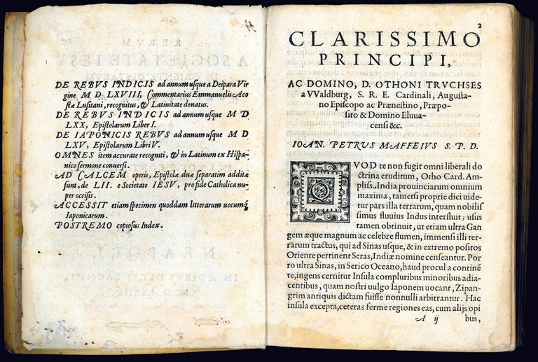 Rerum a Societate Iesu in Oriente gestarum volume primum. In …