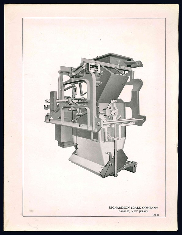 Richardson automatic weighing machinery for lumpy, crushed, granular and powdered …