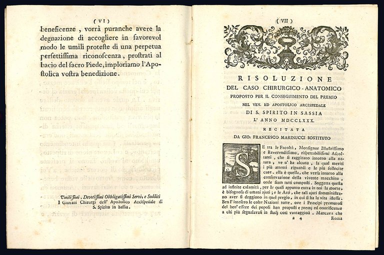 Risoluzione d'un caso chirurgico-anatomico proposto a decidersi ai giovani studenti …